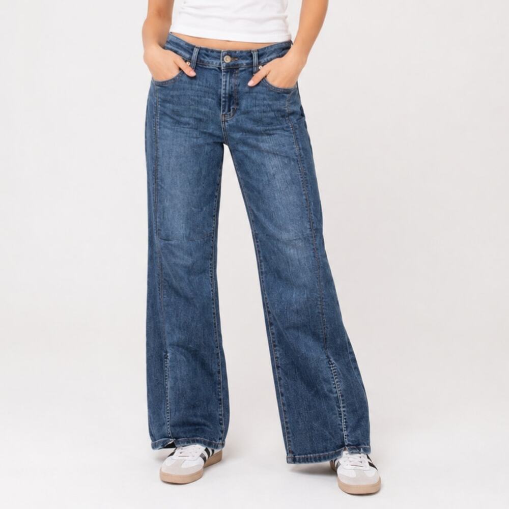 Liverpool Los Angeles Hannah Flare Jeans Womens Size 12/31 Slits Stretch Casual